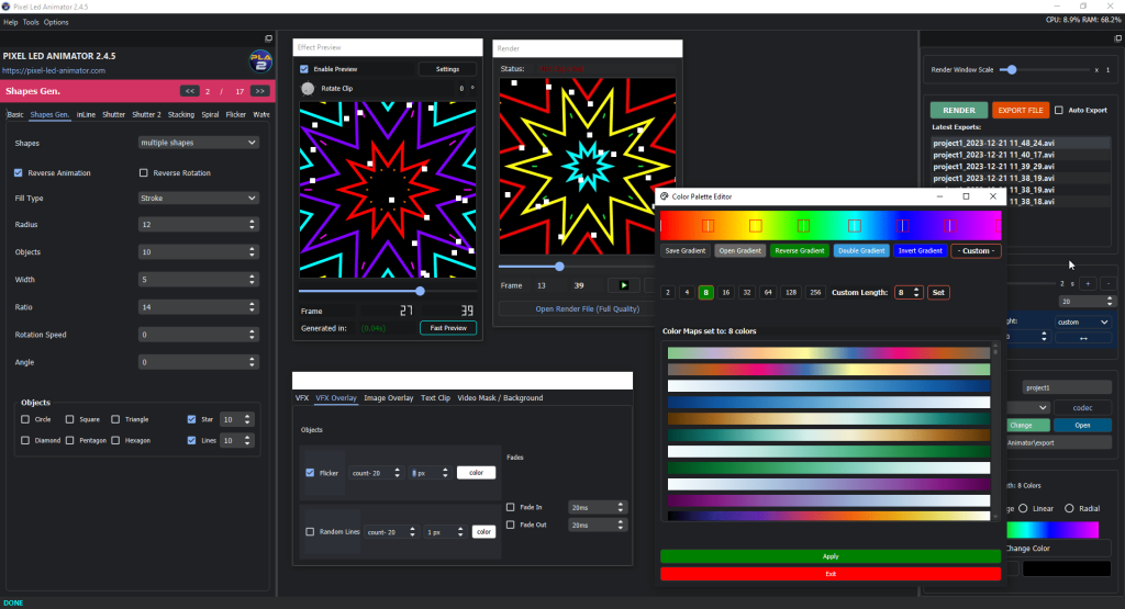 Pixel LED Animator 2: The Top Tool for Creating Custom VJ Loops